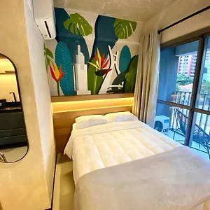 509 - Lindo Ao Lado Do Metro E Shopping Com Alexa Apartamento